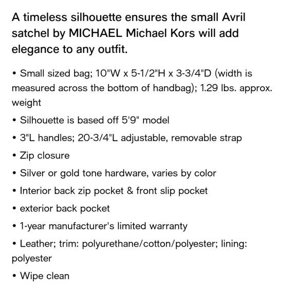 Michael kors small bag - Picture 6 of 6